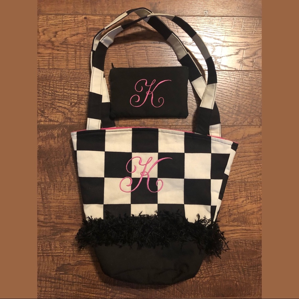 Tote w/ K initial